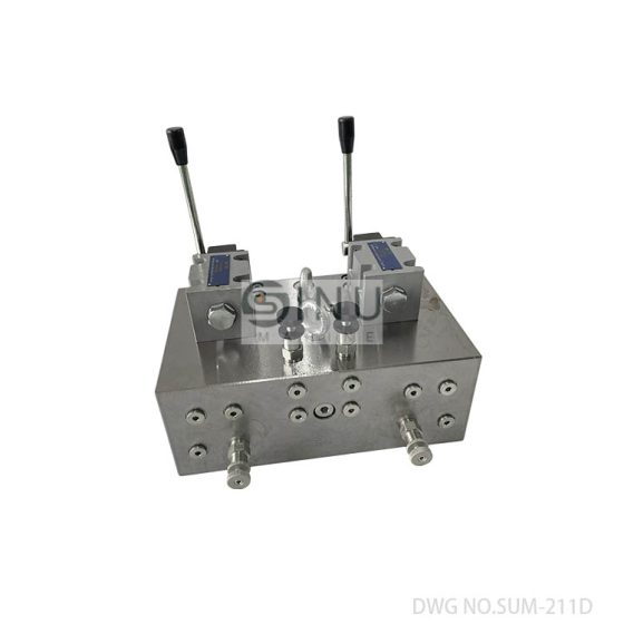 CONTROL VALVE STAND FOR HATCH COVER DWG NO.SUM-211D
