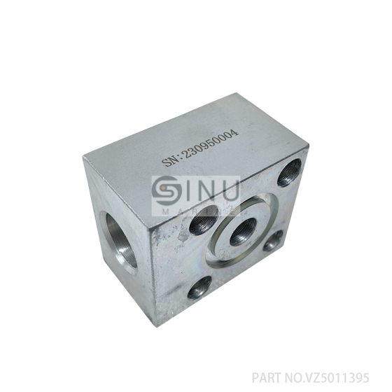 FLANGE PART NO.VZ5011395 FOR KAWASAKI KCB-25/40 COUNTERBALANCE VALVE