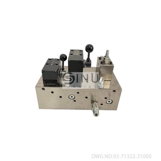 SN-HATCH COVER CONTROL VALVE STAND DWG NO.93-71322-31000