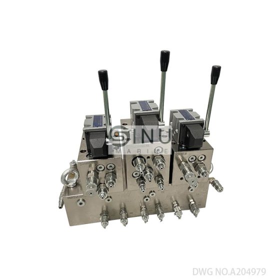 MACGREGOR HATCH COVER CONTROL VALVE STAND DWG NO.A204979