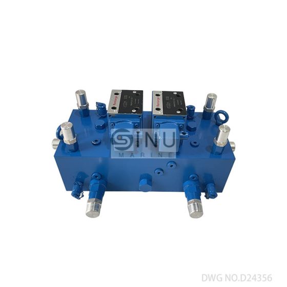TTS control valve block 68271-01-50001-03 for dry cargo handing DWG NO.D24356