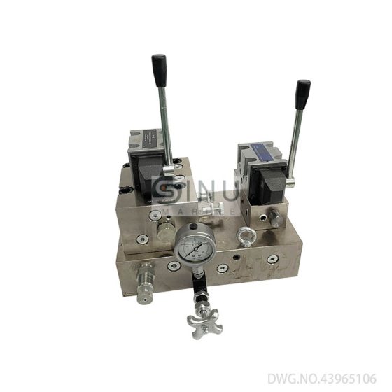 CONTROL VALVE STAND DWG.NO.43965106/43966771/43966772/43968849 FOR HATCH COVER