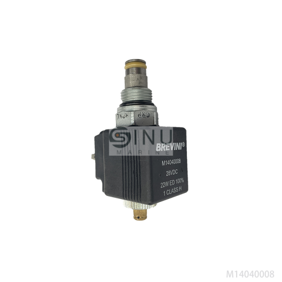 SOLENOID VALVE COIL M14040008 8VDC 22W 1 CLASS H BREVINI
