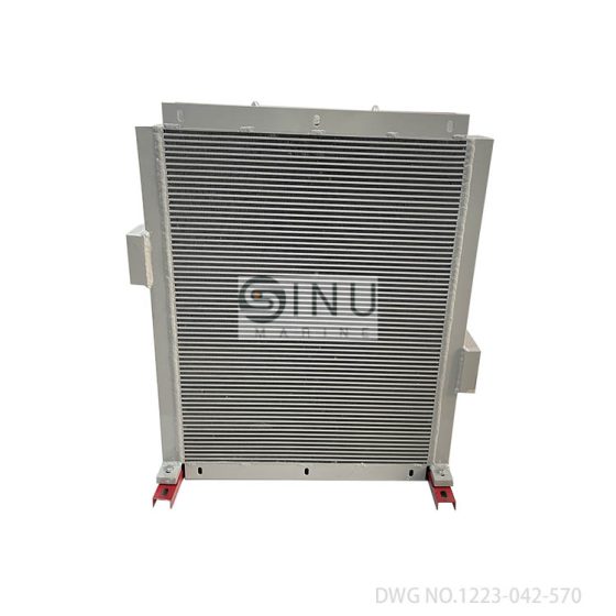 DECK CRANE OIL COOLER SPARE PARTS DWG NO.1223-042-570(1223-042-533)；DSC2104370(DR60810)