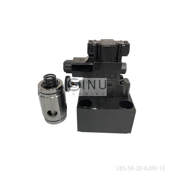 SOLENOID CONTROLLED RELIEF VALVE FOR DECK CRANE LBS-50-2-A200