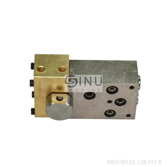 Control pressure valve DWG NO.03-128.111/0 for anchor and mooring winch,SN-KOCKS
