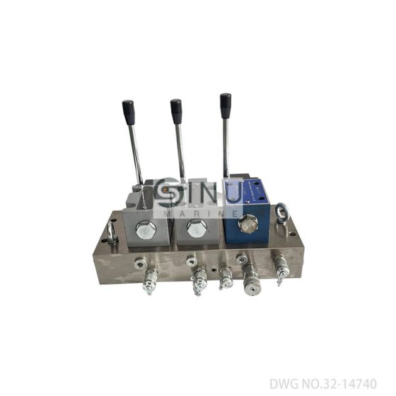 MACGREGOR DWG NO.32-14740 CONTROL VALVE UNIT FOR HATCHES NO.2-7