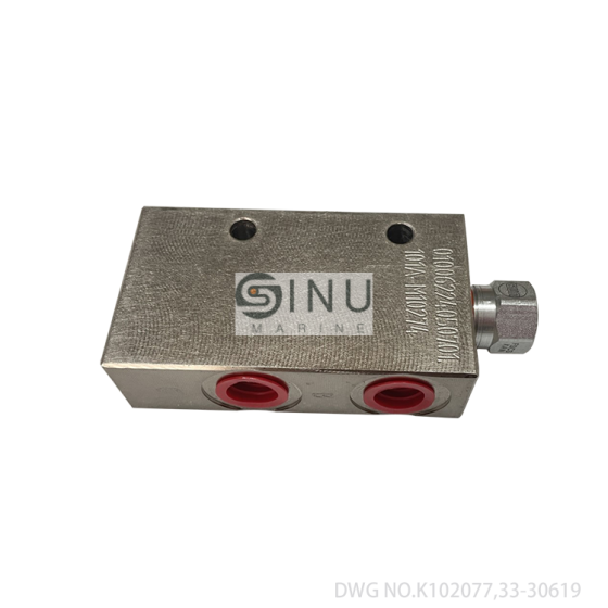 VALVE,FLOW DIVIDER TYPE:K102077,NO.33-30619 FOR HATCH COVER SPARE PARTS