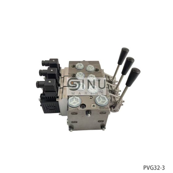 DANFOSS PROPORTIONAL VALVE PVG32-3 CONTROL LEVER VALVE FOR DECK CRANE