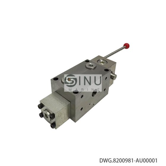HYDRAULIC VALVE DIRECTION VALVE 25P/32P WINCHES VALVE DWG.8200981-AU00001;8200986-AU00001